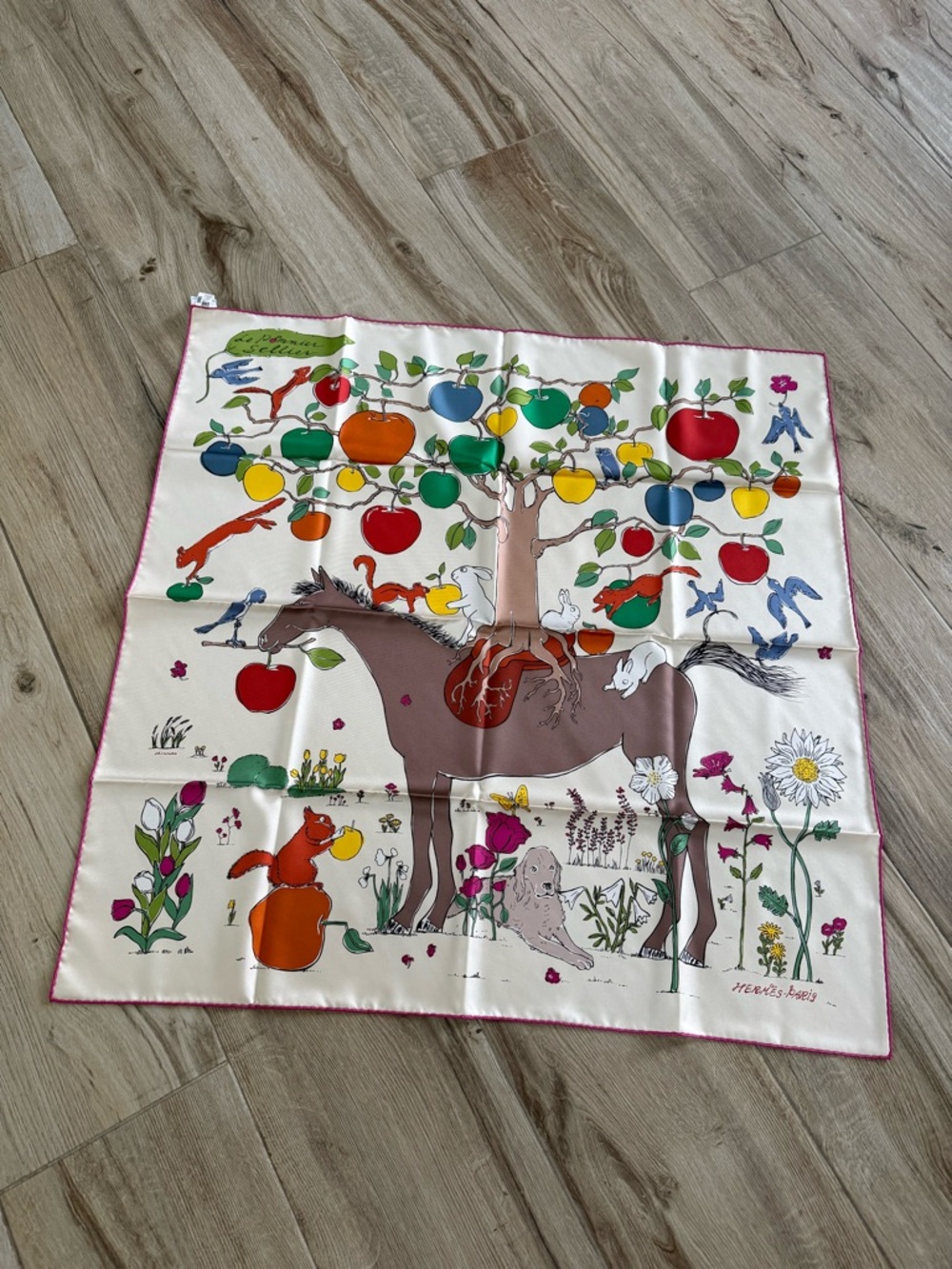 Hermes scarf size 90*90